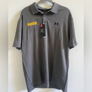 NWT - Under Armour heat gear polo.  DEWALT branded.  Men’s large.